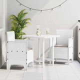 Garden Chair 2 pcs White 53 x 49 x 85 cm PP