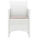 Garden Chair 2 pcs White 53 x 49 x 85 cm Polypropylene