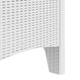 Garden Chair 2 pcs White 53 x 49 x 85 cm Polypropylene