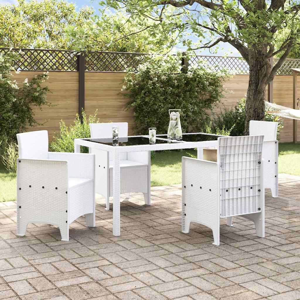 Garden Chair 4 pcs White 53 x 49 x 85 cm PP