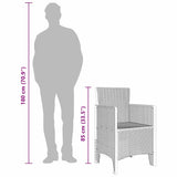 Garden Chair 4 pcs White 53 x 49 x 85 cm Polypropylene