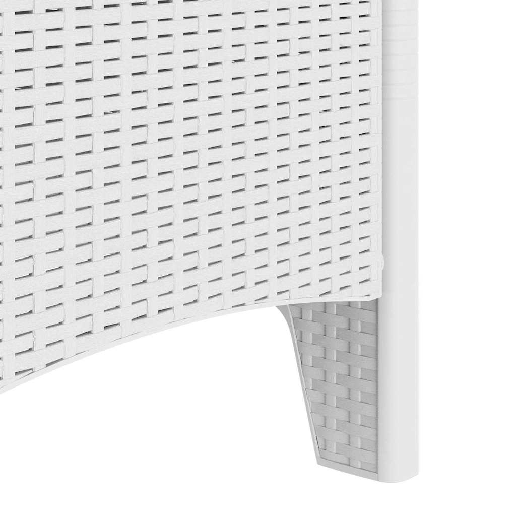 Garden Chair 4 pcs White 53 x 49 x 85 cm PP