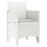Garden Chair 4 pcs White 53 x 49 x 85 cm Polypropylene