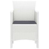 Garden Chair 4 pcs White 53 x 49 x 85 cm PP