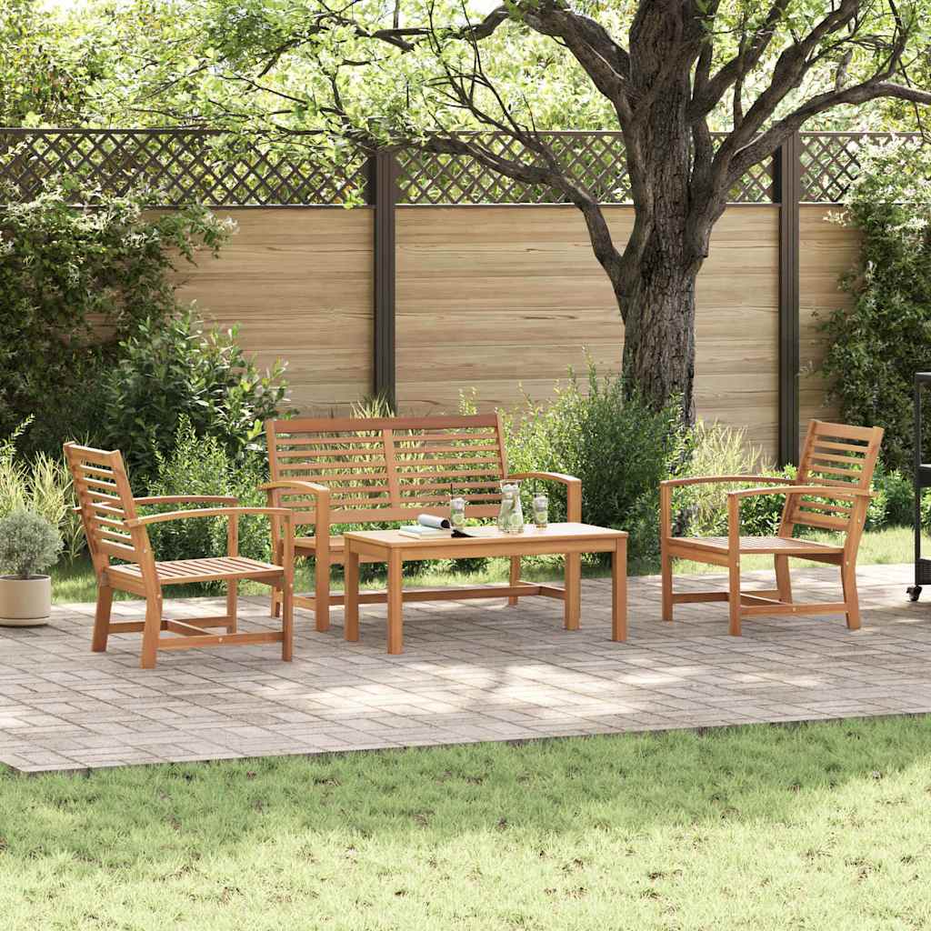 Garden Sofa Set Natural Solid teak wood