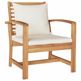 Garden Sofa Set 4 pcs Natural Solid teak wood