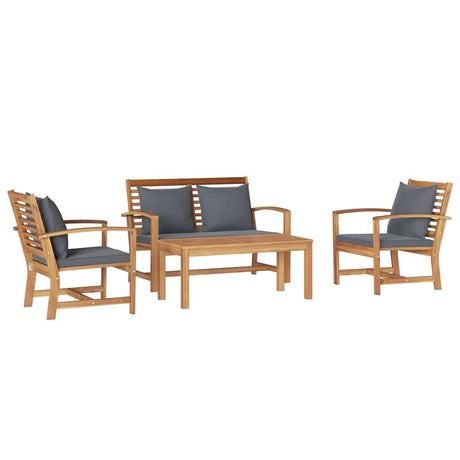 Garden Sofa Set Natural Solid teak wood