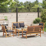 Garden Sofa Set Natural Solid teak wood