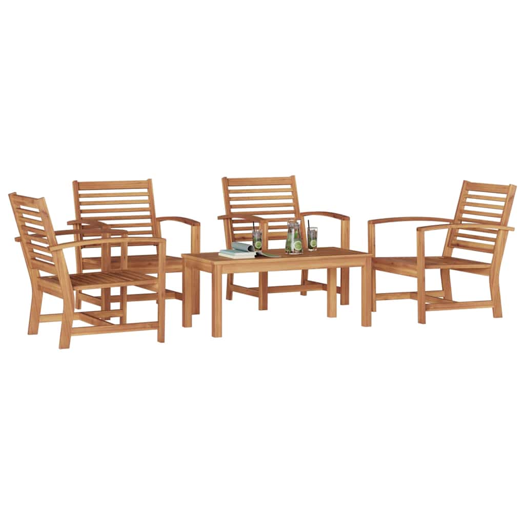 Garden Sofa Set Natural Solid teak wood