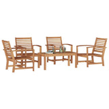 Garden Sofa Set Natural Solid teak wood
