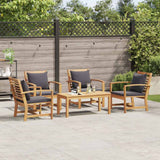 Garden Sofa Set Natural Solid teak wood