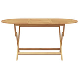 Garden Dining Set 5 pcs Brown Solid teak wood