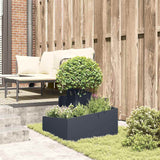 Garden Planter Anthracite 60 x 60 x 50 cm Steel