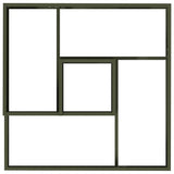 Garden Planter Olive green 60 x 60 x 50 cm Steel