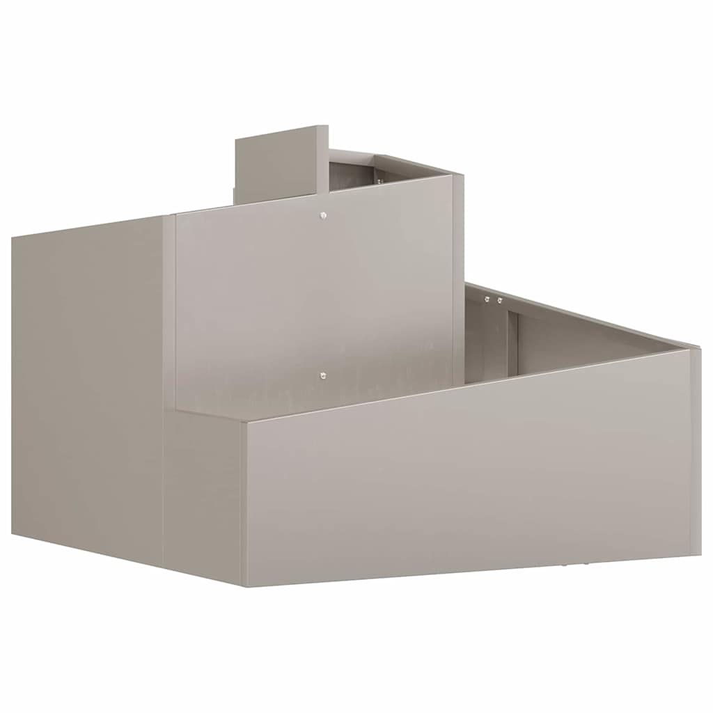 Garden Planter Brown 60 x 60 x 50 cm Weathering steel