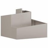 Garden Planter Brown 60 x 60 x 50 cm Weathering steel