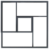 Garden Planter Anthracite 80 x 80 x 50 cm Cold-rolled steel