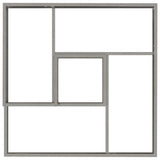 Garden Planter Silver 80 x 80 x 50 cm Galvanised steel