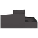 Garden Planter Black 100 x 100 x 50 cm Steel