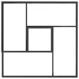 Garden Planter Black 100 x 100 x 50 cm Steel