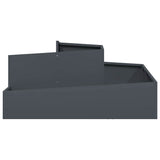 Garden Planter Anthracite 100 x 100 x 50 cm Steel