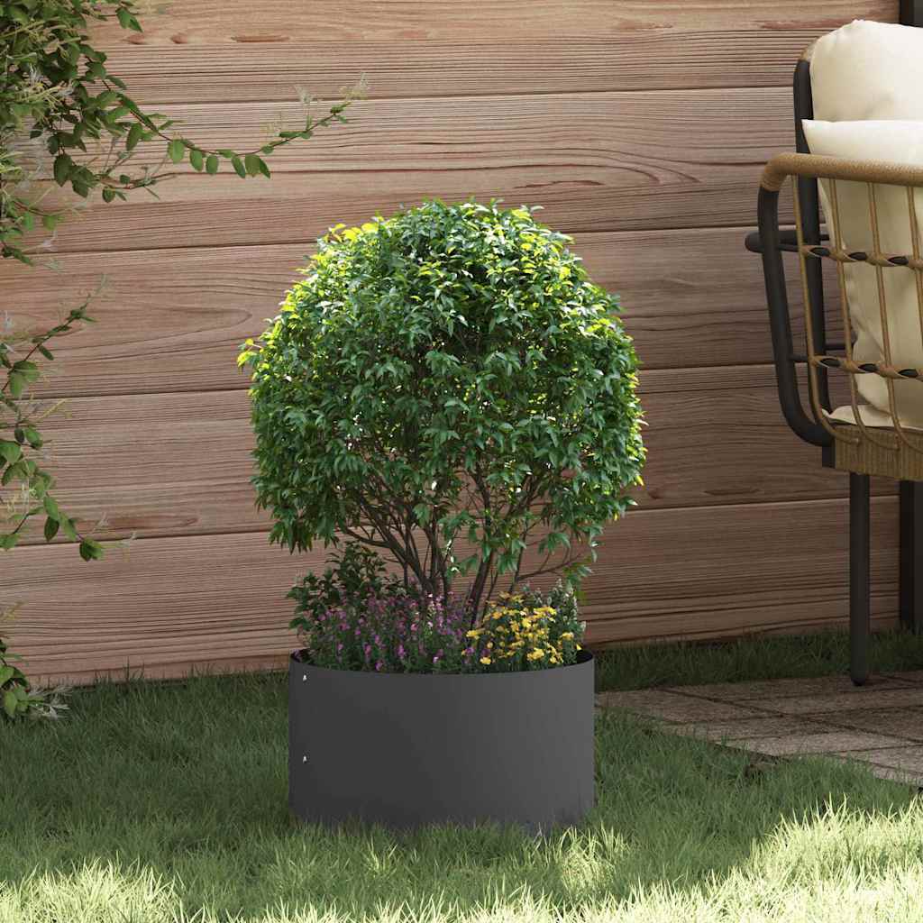 Garden Planter Black 30 x 30 x 20 cm Steel