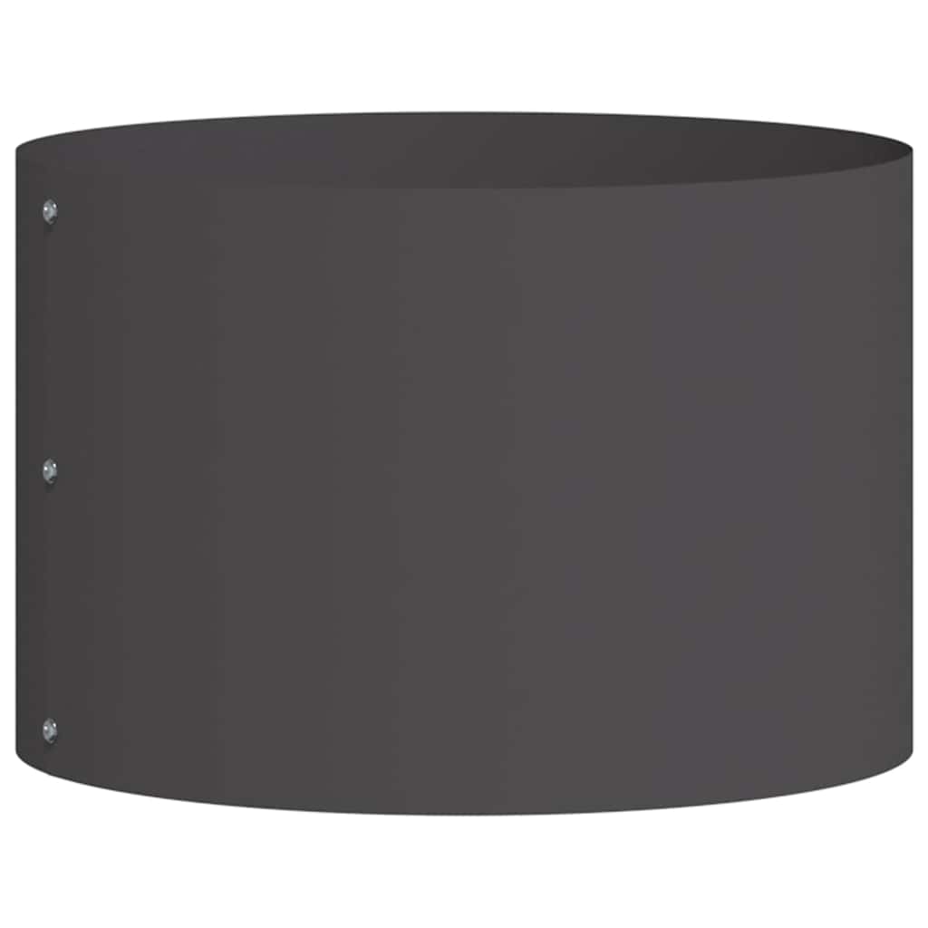 Garden Planter Black 30 x 30 x 20 cm Steel