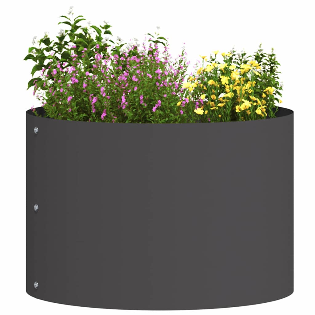 Garden Planter Black 30 x 30 x 20 cm Steel