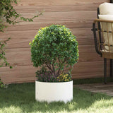 Garden Planter White 30 x 30 x 20 cm Steel