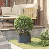 Garden Planters 5 pcs Anthracite 30 x 30 x 20 cm Steel