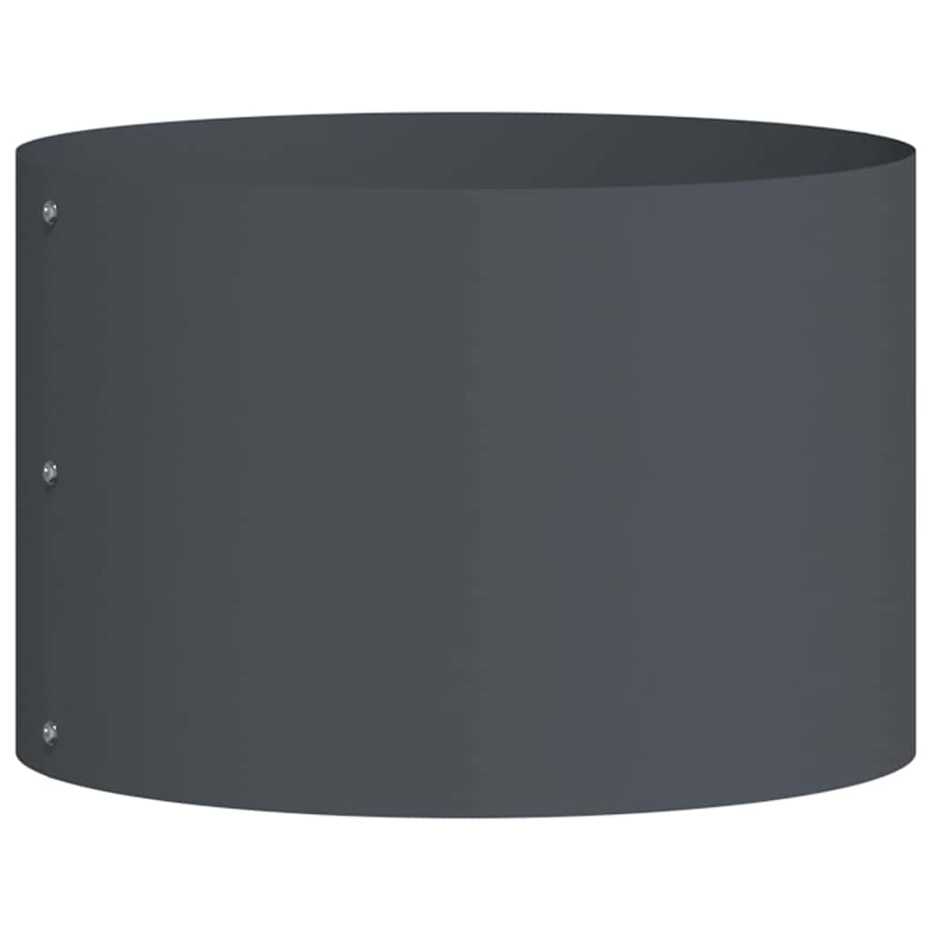 Garden Planters 5 pcs Anthracite 30 x 30 x 20 cm Steel