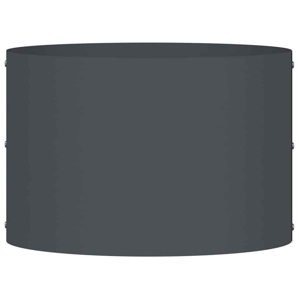 Garden Planters 5 pcs Anthracite 30 x 30 x 20 cm Steel