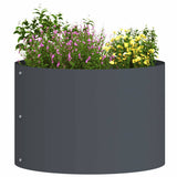 Garden Planters 5 pcs Anthracite 30 x 30 x 20 cm Steel