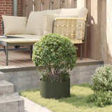 Garden Planters 5 pcs Olive green 30 x 30 x 20 cm Steel