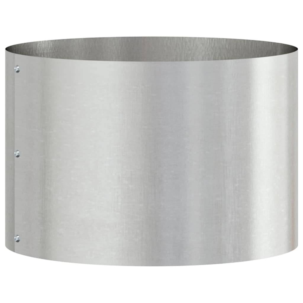 Garden Planter Silver 30 x 30 x 20 cm Stainless steel