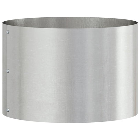 Garden Planter Silver 30 x 30 x 20 cm Stainless steel