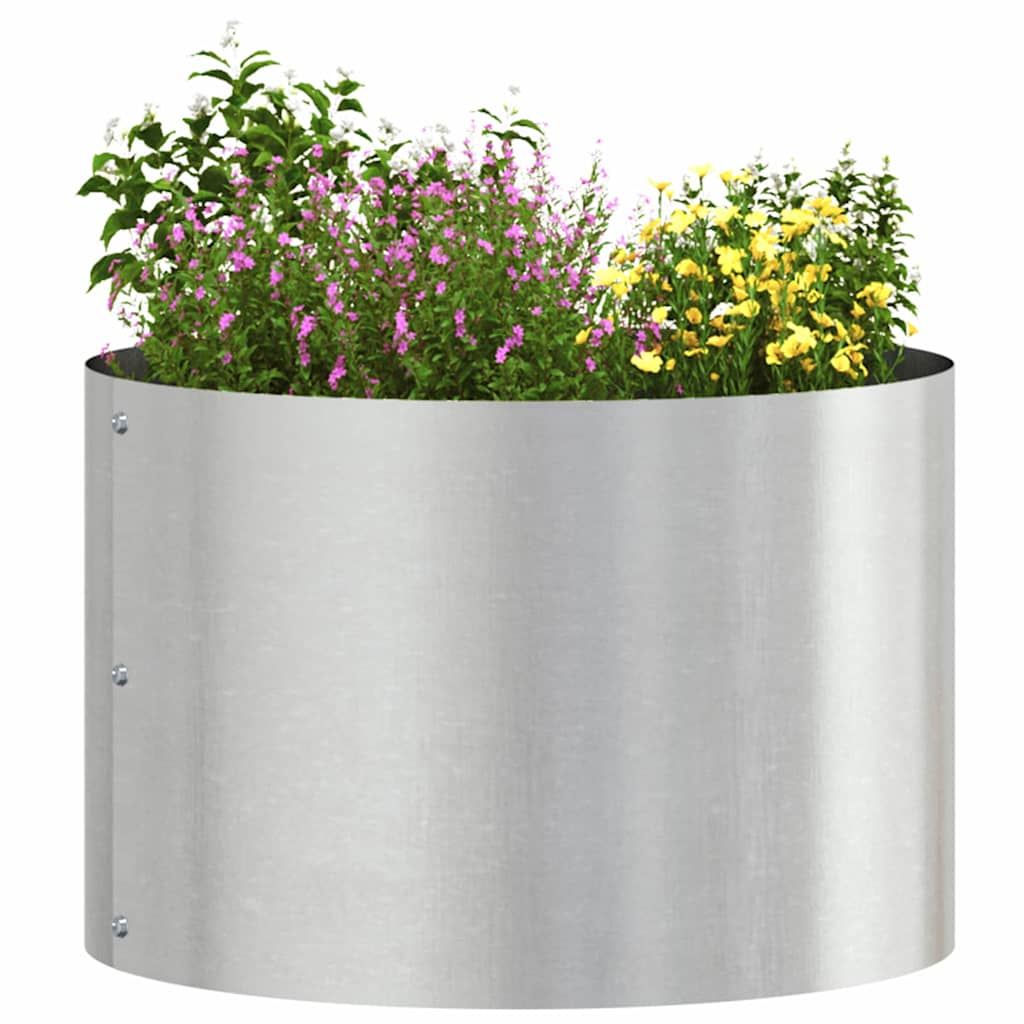 Garden Planter Silver 30 x 30 x 20 cm Stainless steel
