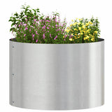 Garden Planter Silver 30 x 30 x 20 cm Stainless steel