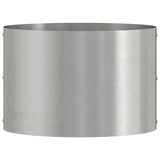 Garden Planters 5 pcs Silver 30 x 30 x 20 cm Stainless steel