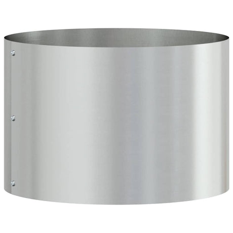 Garden Planter Silver 30 x 30 x 20 cm Galvanised steel