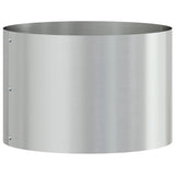 Garden Planters 5 pcs Silver 30 x 30 x 20 cm Galvanised steel