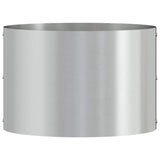 Garden Planters 5 pcs Silver 30 x 30 x 20 cm Galvanised steel