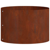 Planter Ring Brown 30 x 30 x 20 cm Weathering Steel