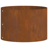 Garden Planters 5 pcs Brown 30 x 30 x 20 cm Corten steel