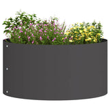 Garden Planter Black 40 x 40 x 20 cm Steel