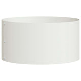 Garden Planter White 40 x 40 x 20 cm Steel
