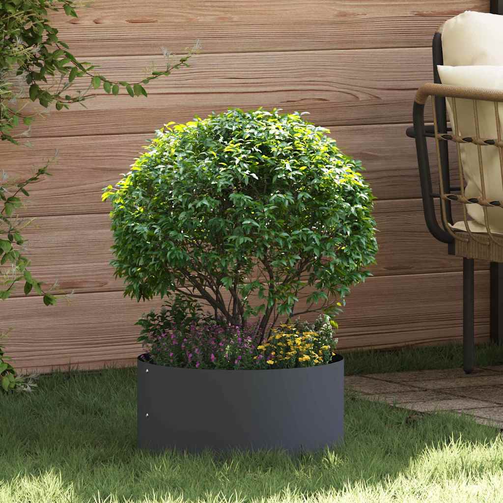 Garden Planter Anthracite 40 x 40 x 20 cm Steel