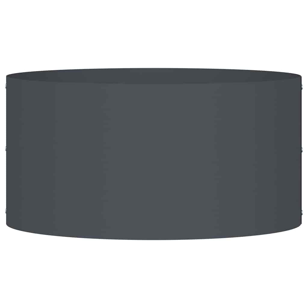 Garden Planter Anthracite 40 x 40 x 20 cm Steel