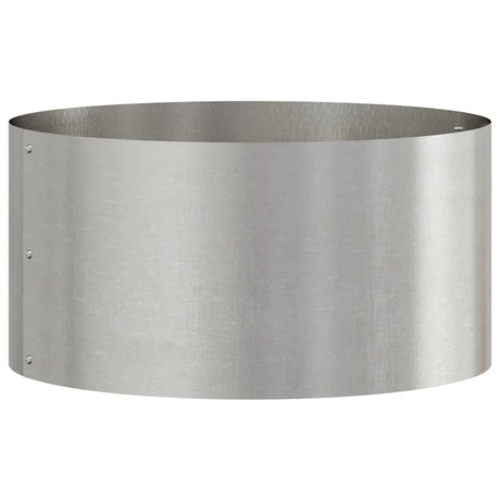 Garden Planter Silver 40 x 40 x 20 cm Stainless steel