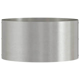Garden Planter Silver 40 x 40 x 20 cm Stainless steel